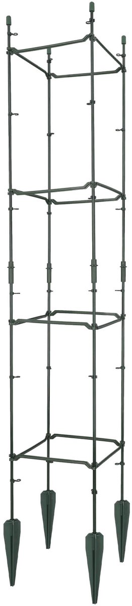 KOTARBAU Plantensteun, Klimplantensteun, Plantengeleider 21x21x120cm, PVC