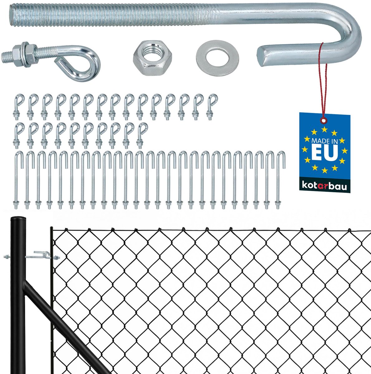 KOTARBAU 25 Stuks Draadspanner M10, Kabelspanner, Spanner van Verzinkt Staal