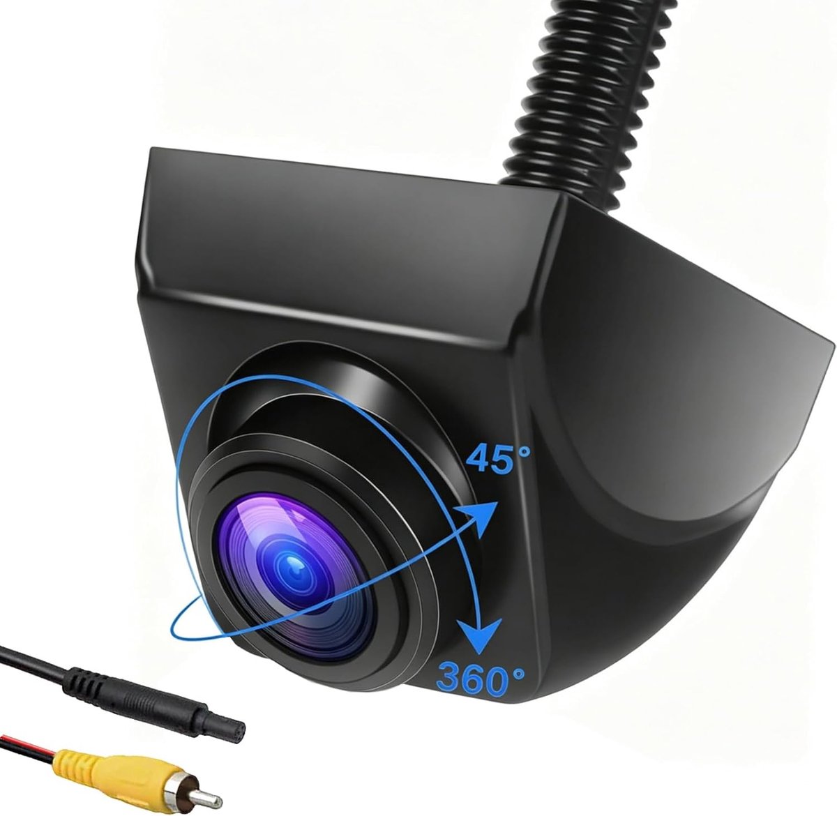 SnelShoppen - OBEST Achteruitrijcamera - HD Beeldkwaliteit - Draadloos - 7 Inch Scherm - Waterdicht - Voor Auto, Camper, Vrachtwagen en Boot