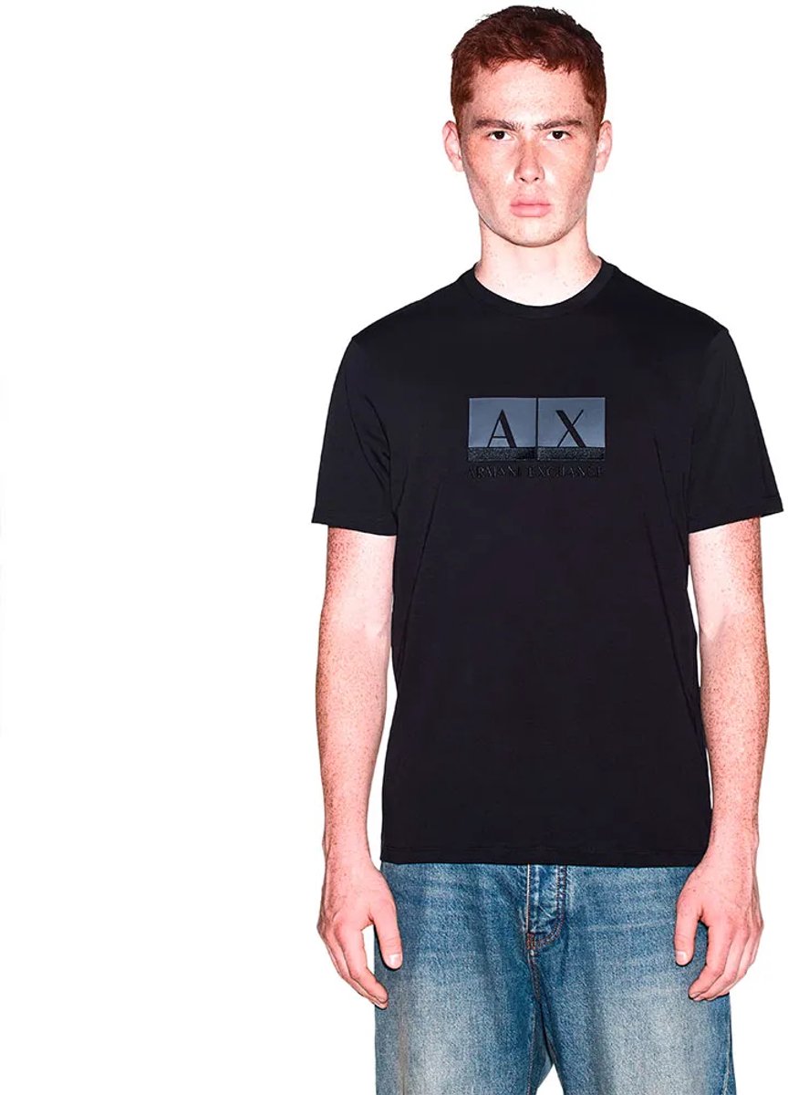 Armani Exchange Xm003037_af10356 T-shirt Met Korte Mouwen Zwart M Man