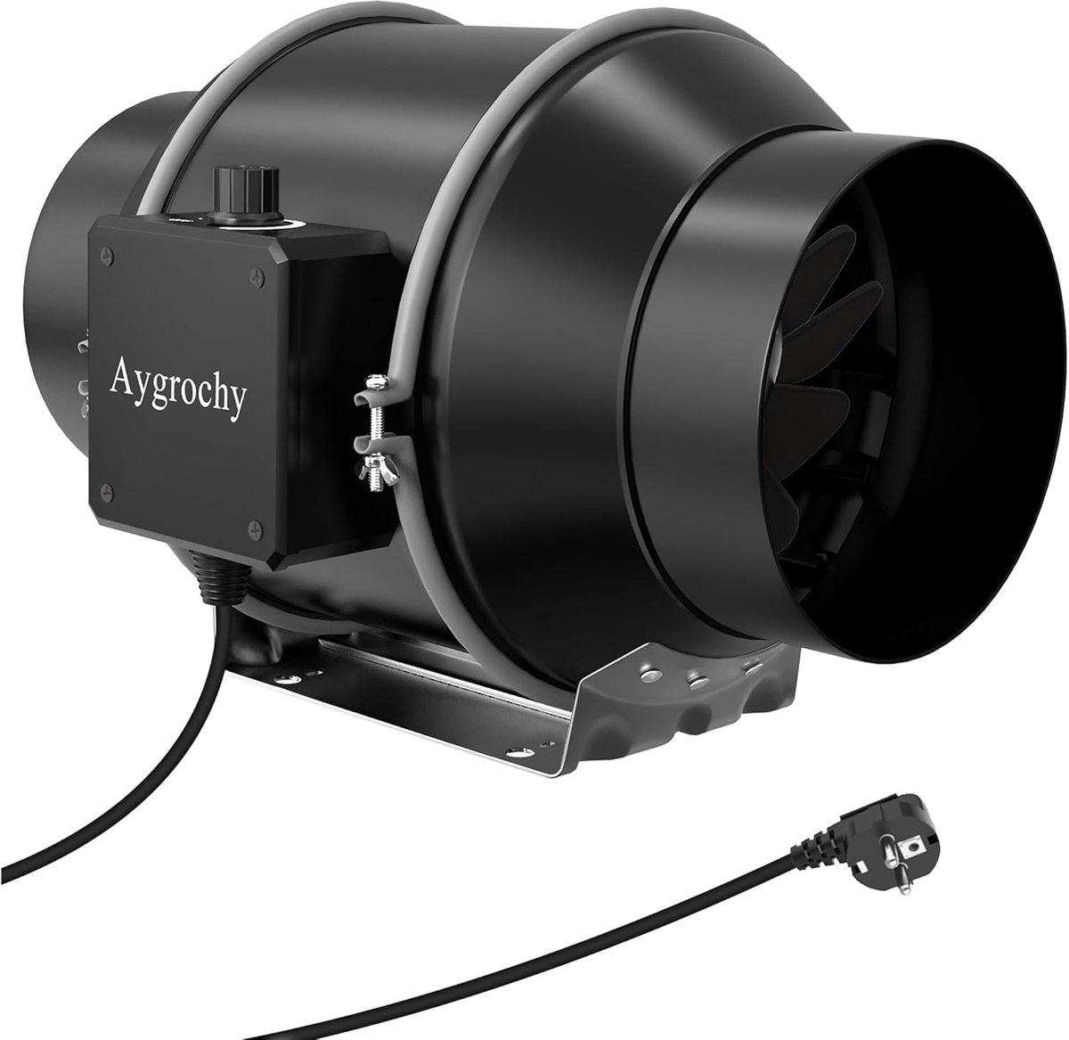 Thijox - 150 mm Buisventilator Kanaalventilator met Variabele Snelheidsregeling voor Verwa