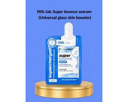 iWk.lab Super Bounce Serum – Universal Glass Skin Booster – Hydraterend & Verhelderend Serum – Verbeterde Huidtextuur, Geeft Intensieve Hydratatie & Straalt een Gezonde, Gladde Glow Uit – Voor een Frisse, Stralende & Soepele Huid