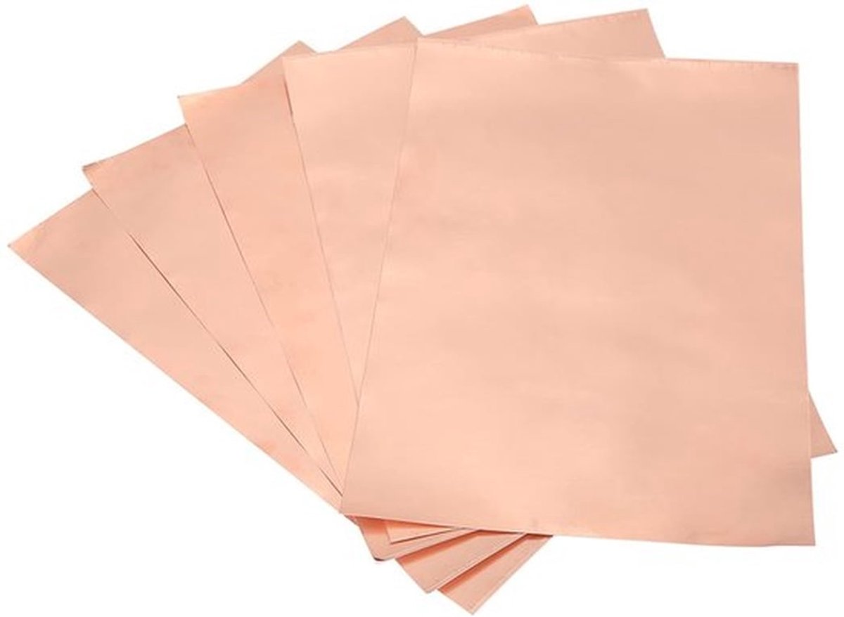 Koperfolie - Zelfklevende Tape - Waterdicht - Geleidende Tape - Voor Gitaar - 5 Stuks Set