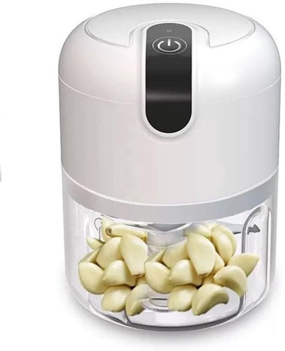 Blender - Blender to go - Foodprocessor - Mini Blender - 250ml - Oplaadbare - Geschikt voor babyvoeding - groenten in smoothies - chili - groenten - noten - fruit in vlees - Wit