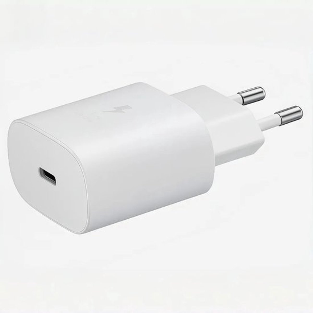 25W USB-C snellader, voedingsadapter, USB-C oplader, wit