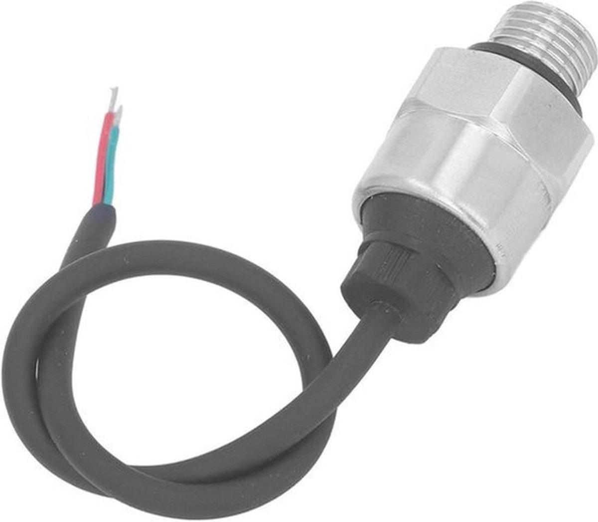 G1/4 Druksensor - Eenvoudige Installatie - Hoge Gevoeligheid - 5‑12V - 1Mpa - Roestvrij Stalen Behuizing - voor Olie Brandstof Lucht Water