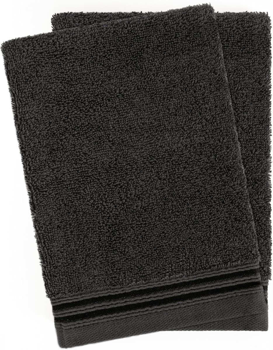 SnelShoppen - Set van 2 Washandjes 15x22 cm - 100% Katoen Badkamer Wasdoeken - Zacht, Absorberend, OEKO-TEX Gecertificeerd met Ophaallus - Ideaal voor