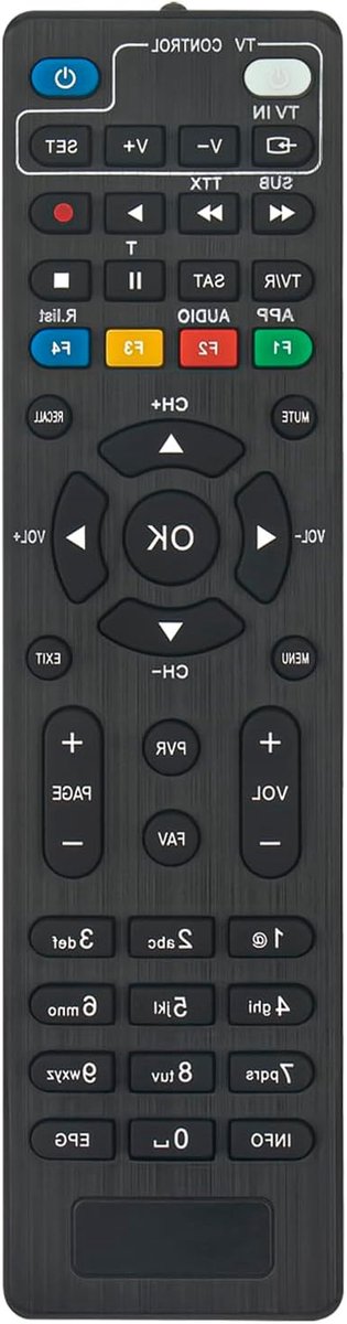 Afstandsbediening Vervanging - Universele Bediening - Tv Instellen - Direct Te Gebruiken - 10 Meter Bereik - Zwart
