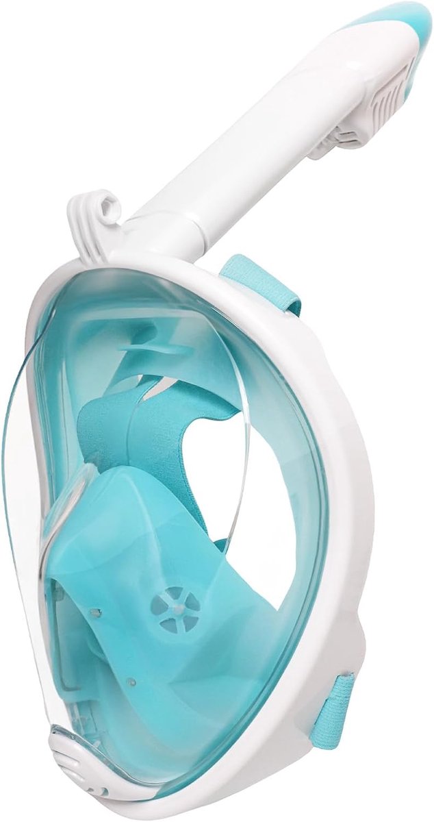 SnelShoppen - Snorkelmasker voor Volwassenen en Kinderen - Anti-fog, 180° Panoramisch Zicht, Volledige Gezichtsbedekking, Duiken, Onderwater Avontuur,