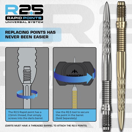 Mission R2.5 Rapid Point Tool van Mission — afbeelding 2