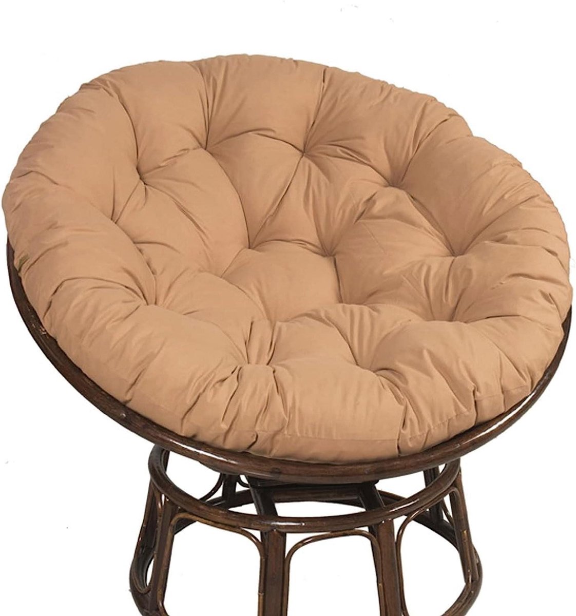 Schommelstoel Kussen - Hangmand Kussen - Buiten Ontspannen - Zacht Dikker Comfort - 90x90cm - Rood