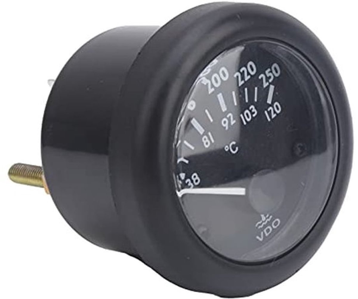 52 mm watertemperatuurmeter, motorthermometer met elektromagnetische punt, VDOWT (DC12V)