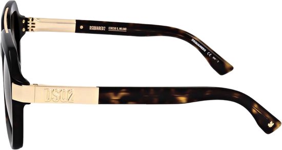 Dsquared2 D2 0029/S 086 Zonnebril - Heren - Bruin van Dsquared2 — afbeelding 3