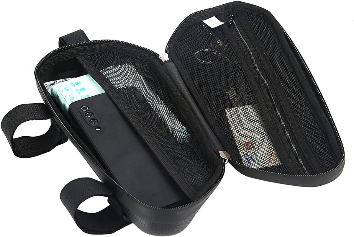 SnelShoppen - Motorfiets Zadel Tas Set - Waterdichte EVA Hard Shell Fietstas - 2 Stuks Opbergtas voor Fiets en Motor - Reflecterend en Makkelijk te Be