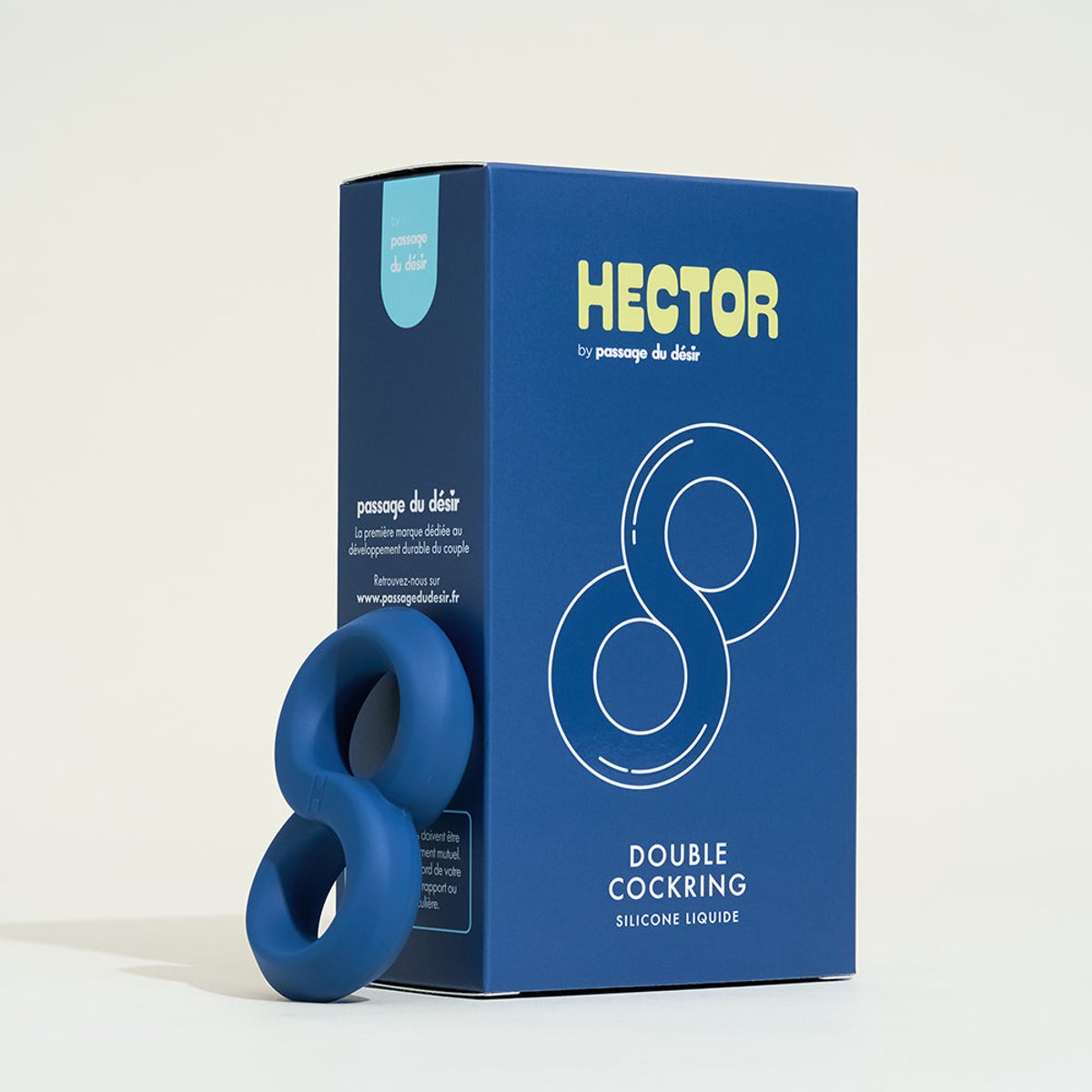 Dubbele cockring soft touch Hector