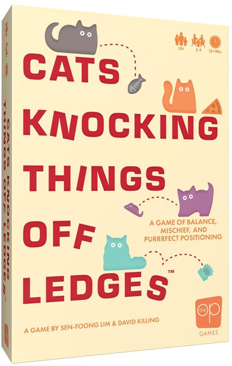 Cats Knocking Things Off Ledges - bordspel - Engels