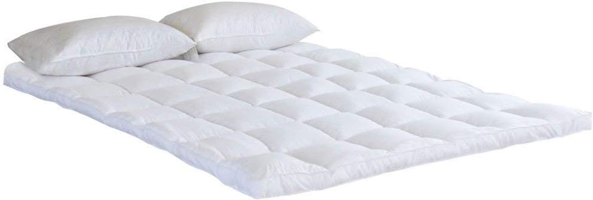 SnelShoppen - Ultrazachte Matrasoplegger 90 x 200 cm, Microvezel Polyester Matrastopper, Ademend, Vervangende Matras, Comfort voor Kinderen, Logeerpar