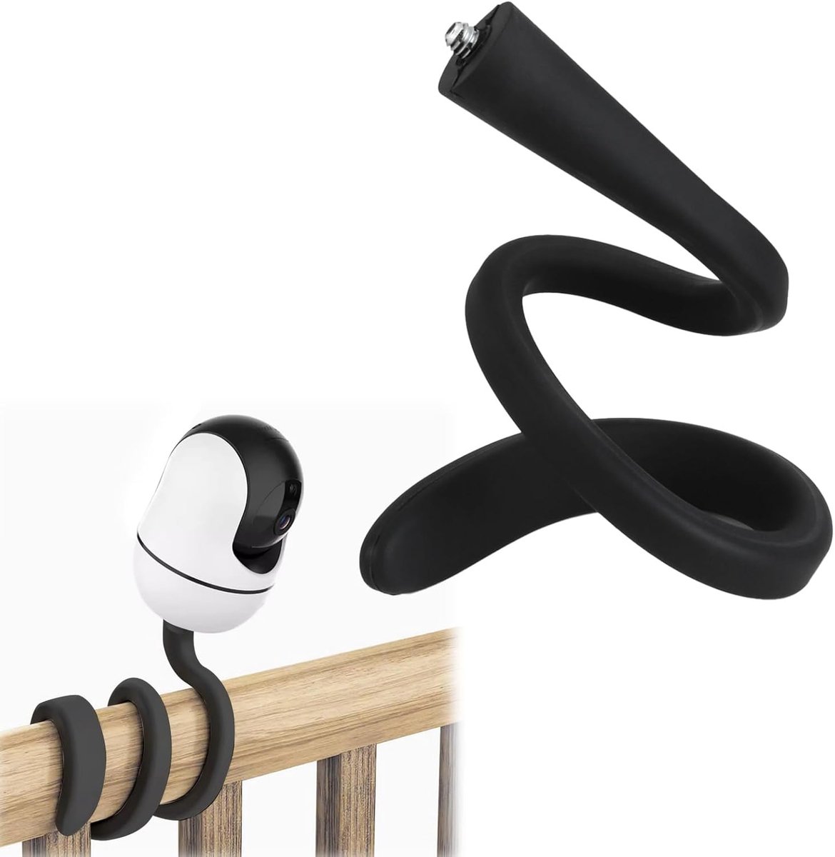 SnelShoppen - Universele Camera Houder voor Kinderen, Flexibele Silicone Bevestiging, Geen Boren Nodig, Compatibel met Babyfoons, Mobiele Telefoons en