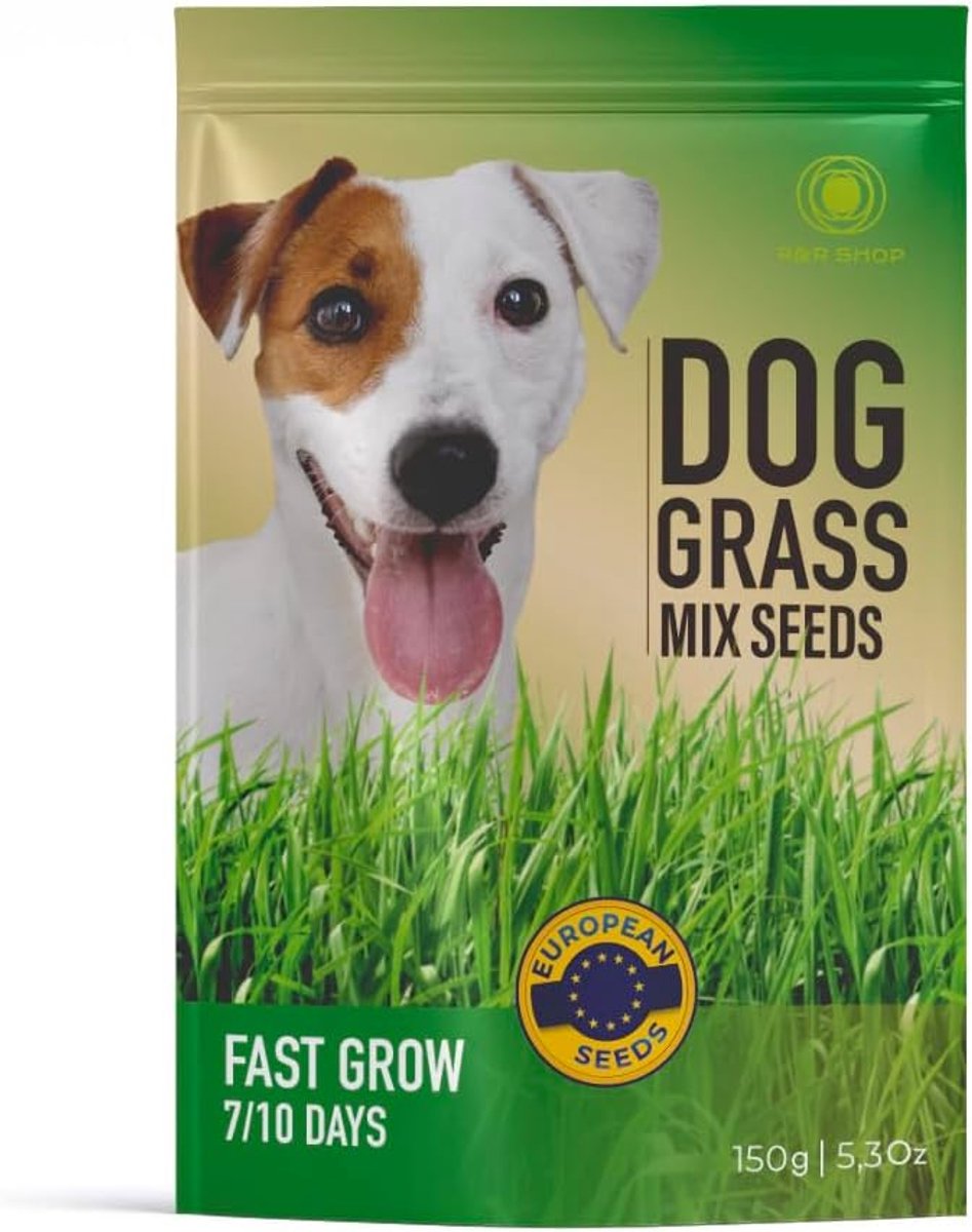 Thijox - Gras voor honden 150g - Hoogwaardige zaden voor honden - Stimulerend en gezond - Voor binnen en buiten - Natuurlijk kattenkruid - Spijsverter