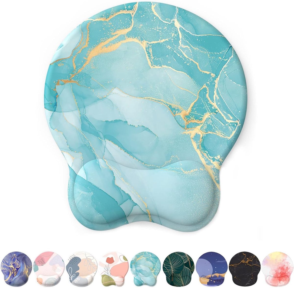 Ergonomische Gel Pad Mouse Pad met Handsteun en Antislip Onderkant voor Comfortabel Computeren en Gaming