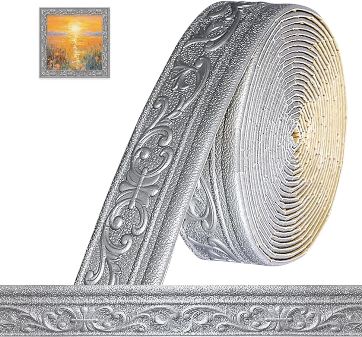 3D Stucco Mouldings voor Muren, Zelfklevende Wanddecoratie, Waterdichte Wandafwerking, Interieurdesign