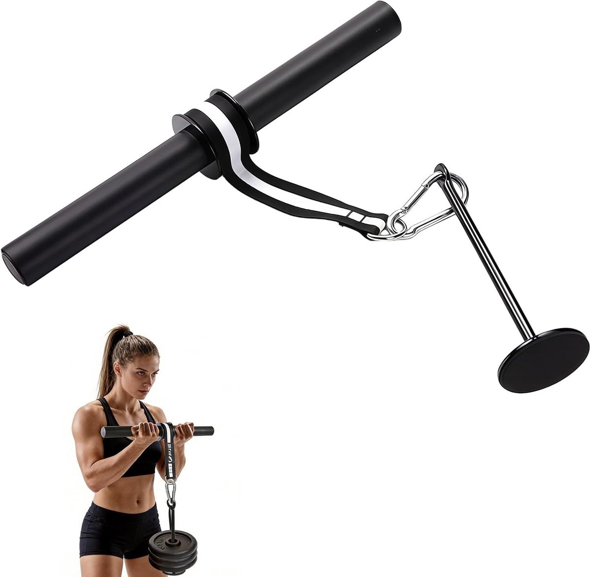 Onderarm polstrainer met nylon riem voor spierkrachttraining, thuistraining en krachttraining oefeningen