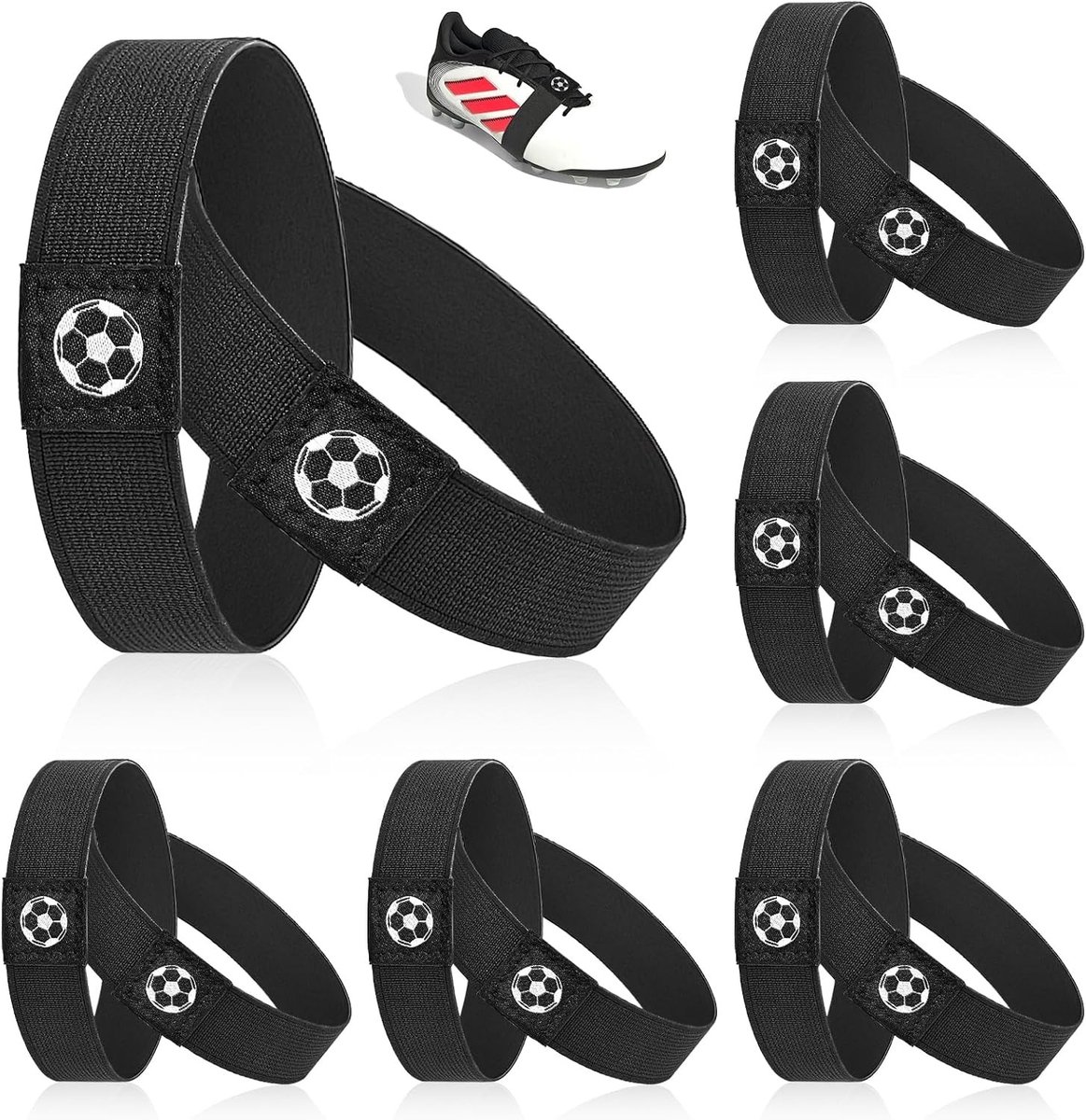 Set van 12 veters met bevestigingsriemen voor schoenen, sport, en outdooractiviteiten