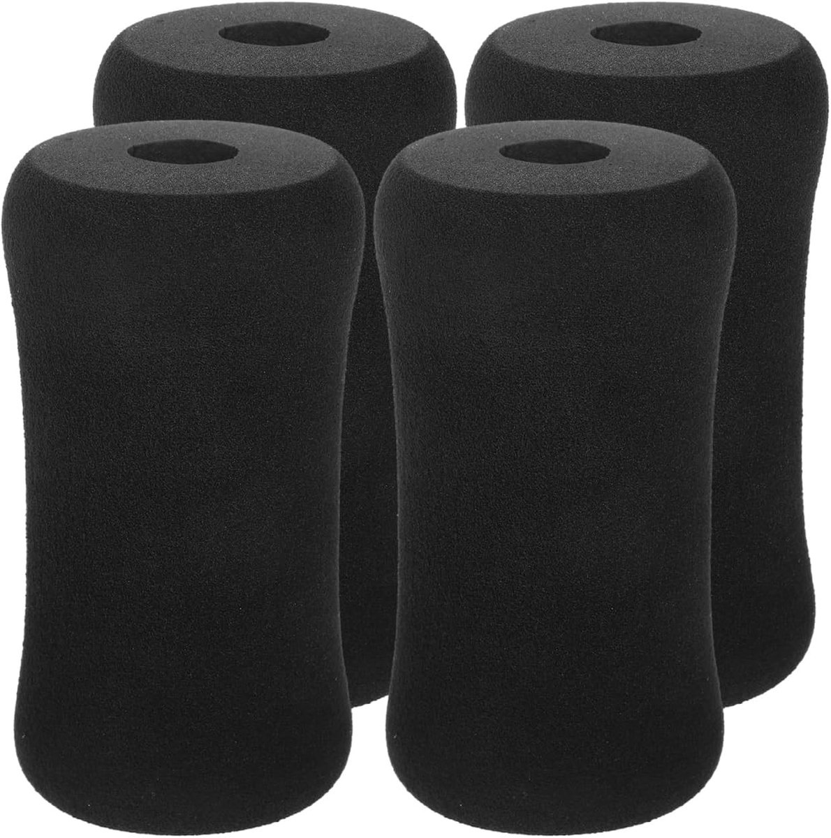 4 Stuks Voetsteunhulzen Vervangende Schuimrubberen Lagerrollen voor Fitnessapparatuur - Schuimrollen, Fitnessaccessoires, Ondersteuning en Comfort