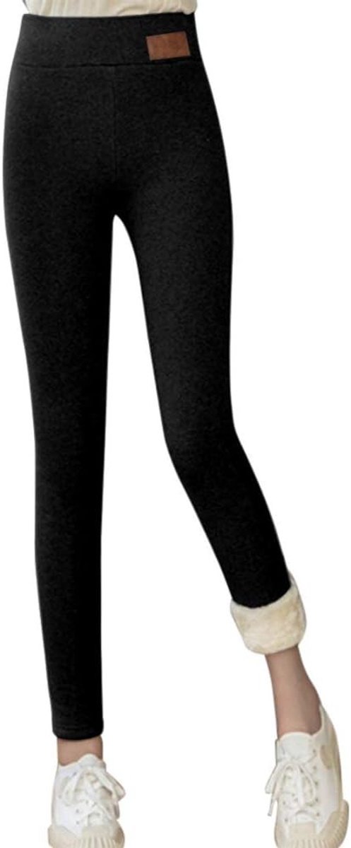 Dikke, warme leggings voor dames - Cashmere en fluwelen winterbroek met hoge taille - Ideaal voor koude dagen en comfort