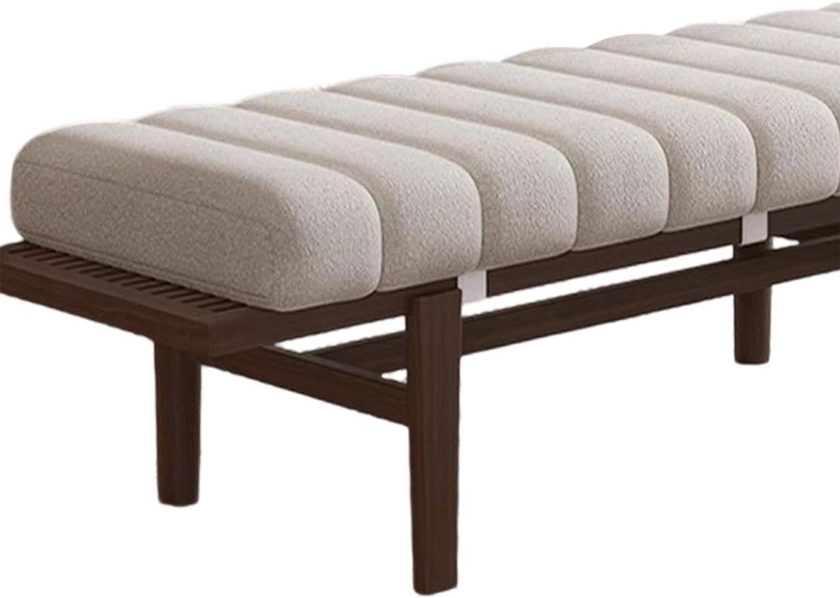 Bank Kussen - Zitkussen - Buiten Zitten - Dubbel Anti-slip - 30x170CM - Beige
