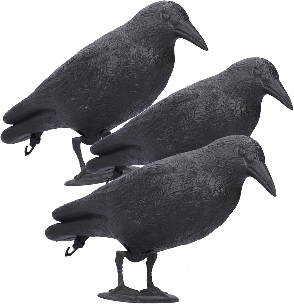 Vogelverschrikker - 3 stuks - Kraai - Vogelverjager - Duivenverjager - Vogelafweer