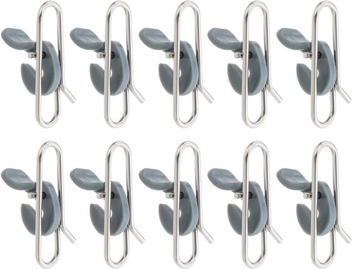 Visgerei - Impact Clips - Roestvrij Staal - Vissen - Zoetwater - Zeevissen - IMPS - Aas Clips - Geschikt voor - Vis- en zeehengels - 50 Stuks Aas Clips Impact Clips.