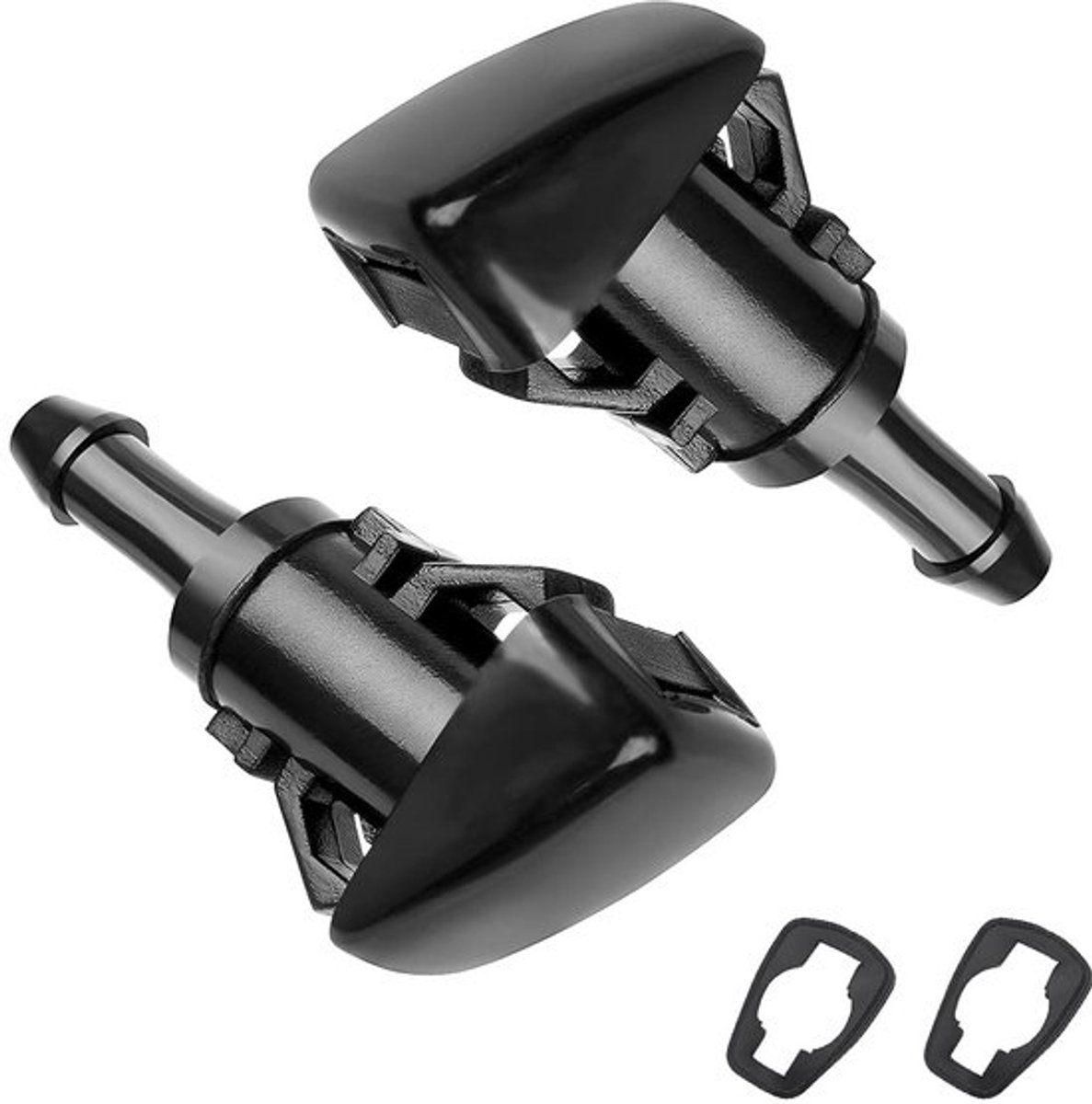 Auto Voorruitsproeiers, 2 stuks ruitensproeiers, universele ruitensproeiers voor voorruitsproeier, ruitensproeier, sproeiset