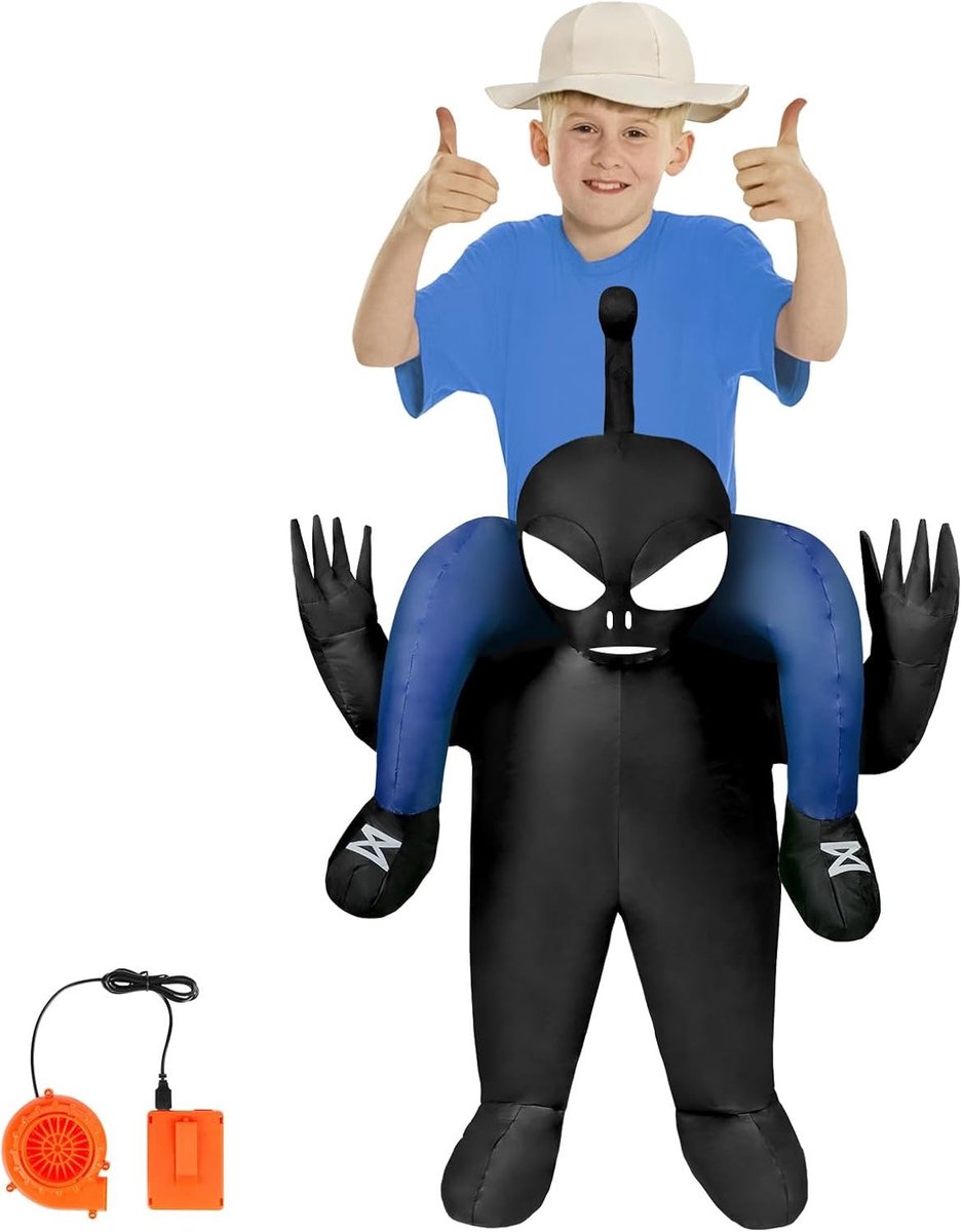 Opblaasbaar Kostuum voor Volwassenen en Kinderen - Grappige Halloween Outfit voor Cosplay en Feestjes