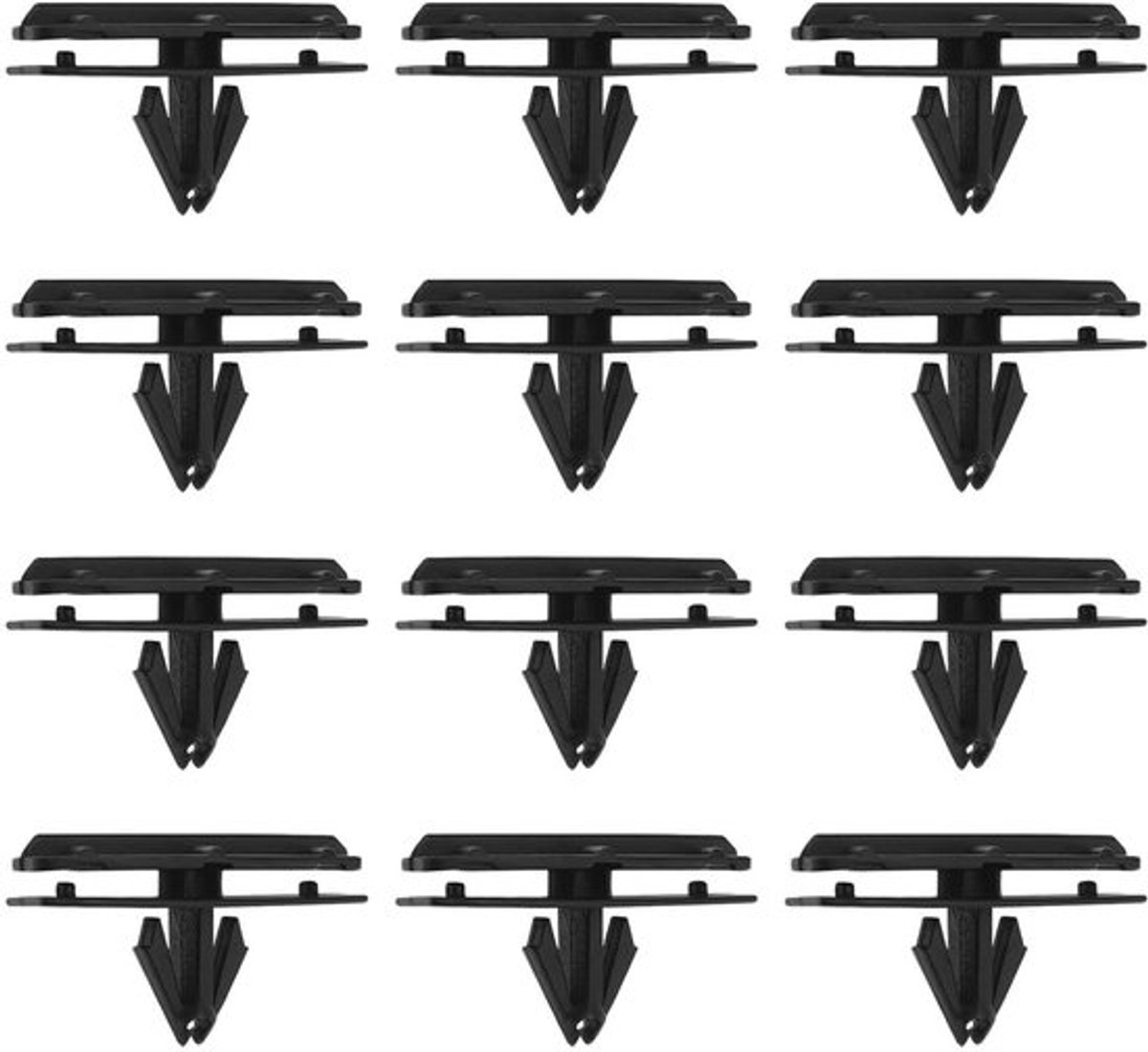 Rokblokkeerclips - Bevestigingsclips - Set van 50 - Wit - Bumper clips - Kunststof - Geschikt voor Jeep - Compatibel met Wrangler JK - Compatibel met Wrangler Unlimited JK