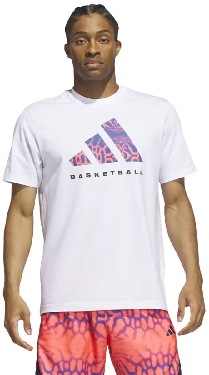 Adidas Light And Shadows Graphic T-shirt Met Korte Mouwen Regular Man Wit