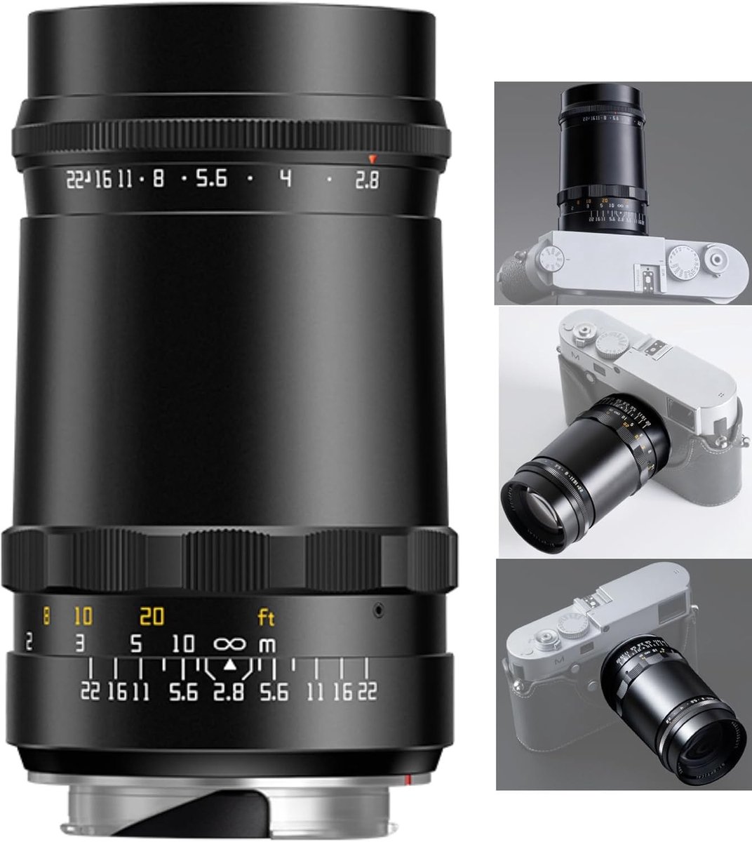 100mm F2.8 Bubble Bokeh Lens voor Full Frame Mirrorless Camera's - Geschikt voor Leica M-mount en Creatieve Fotografie