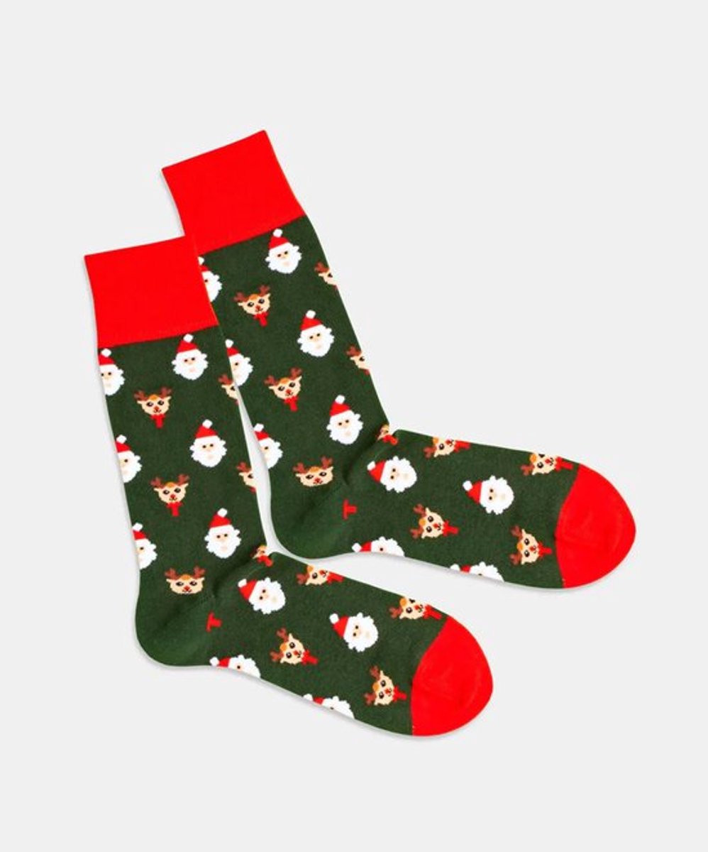 DillySocks rudolph in the forest 36-40
