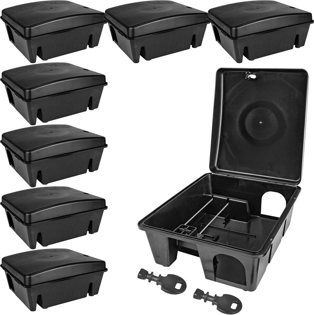 8x Aasstation Ratten Muizen Aasdoos Tuin Muizenval Ratten Aasdoos Doos Rattenval Ratten Aasstation Kinderhuisdierveilige Muisdoos Aasdoos Cadeau Petigi