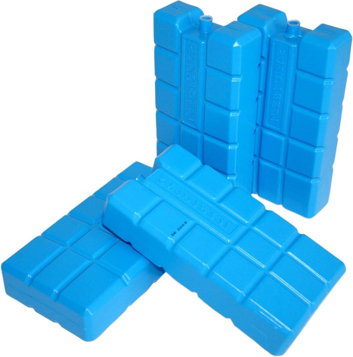 Koeling Elementen Set - Koelaccu's Vrieselementen - Koelbox Vullen - XXL Formaat - 4 Stuks - Blauw