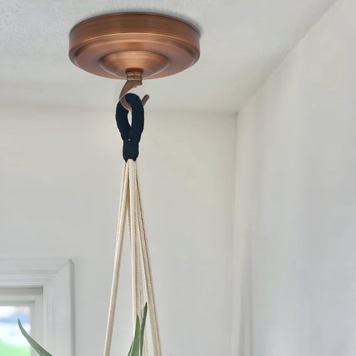 Antieke Plafondplaat voor Kroonluchter en Wandlamp - Vintage Geel Messing - Geschikt voor Diverse Lampen