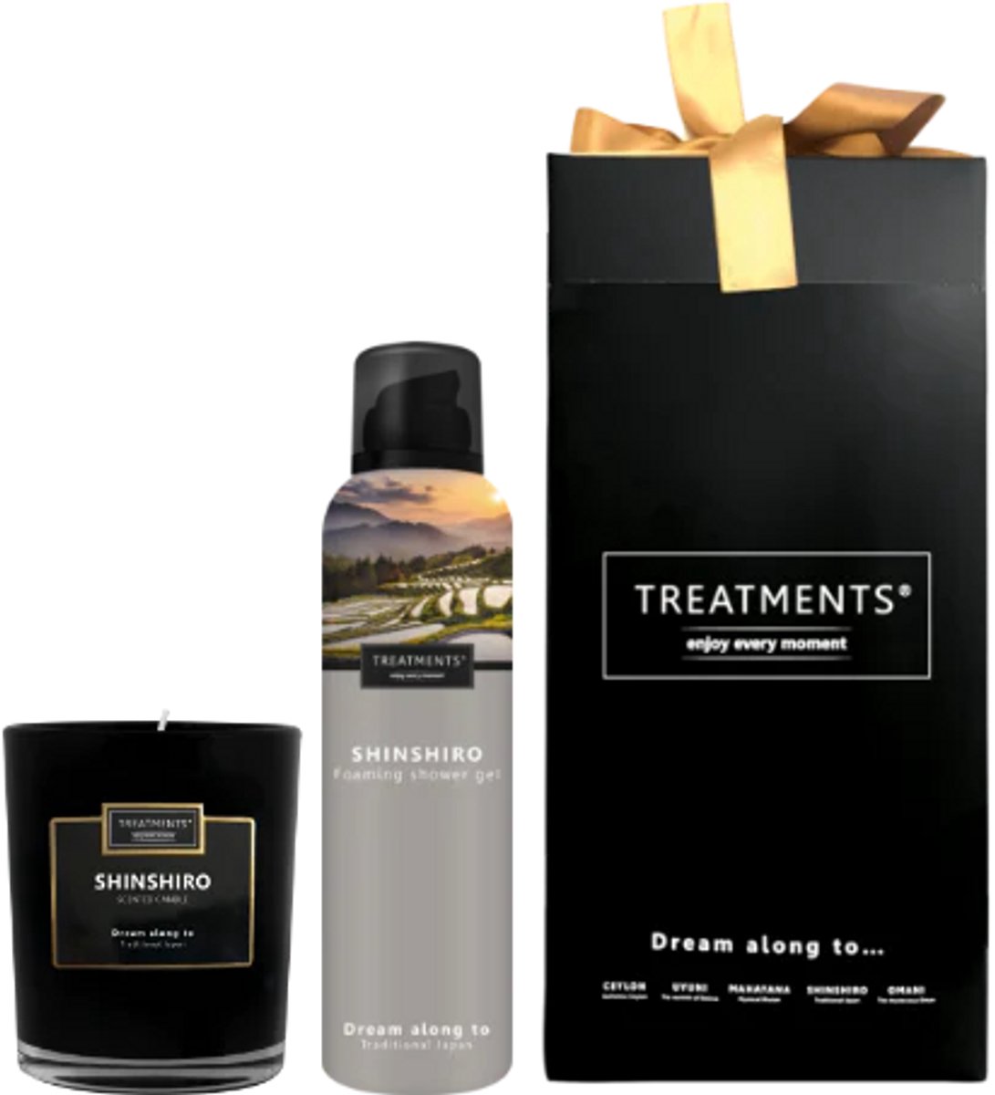 Treatments Giftbox Shower Foam & Candle - Shinshiro