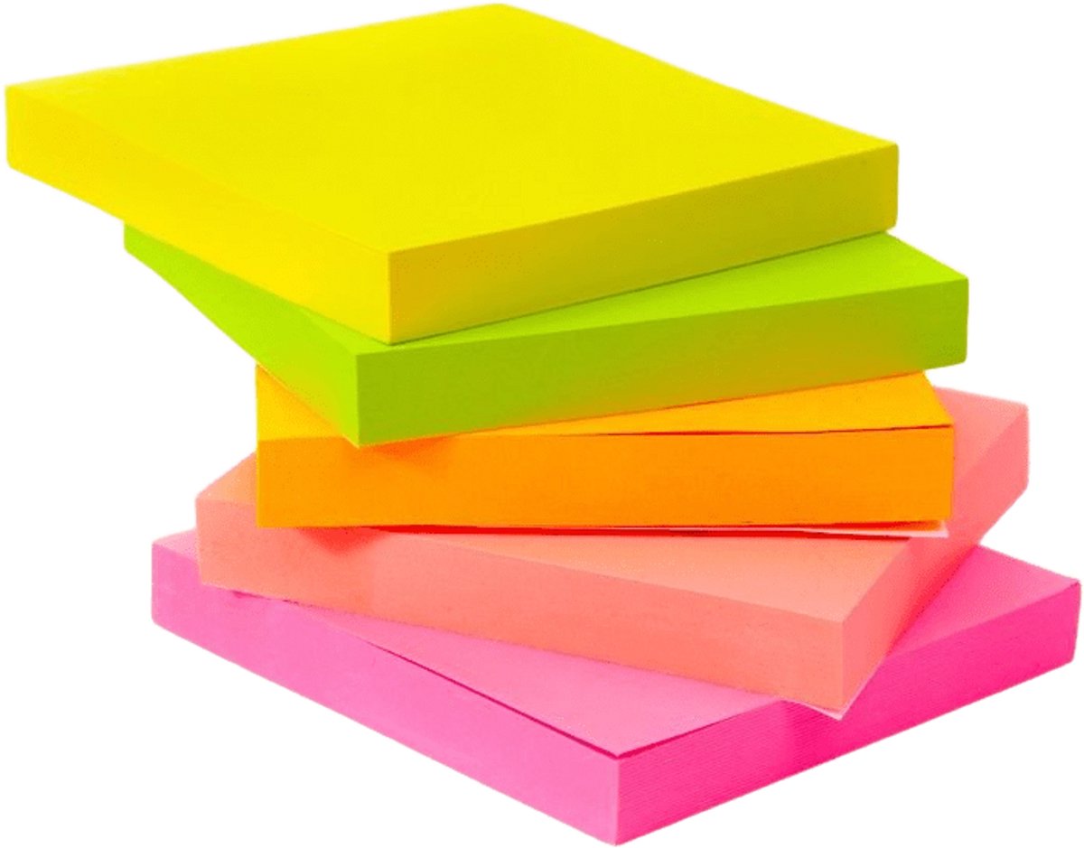 Zelfklevend memoblok 76x76mm, 100 vellen Easy D7002, Groen