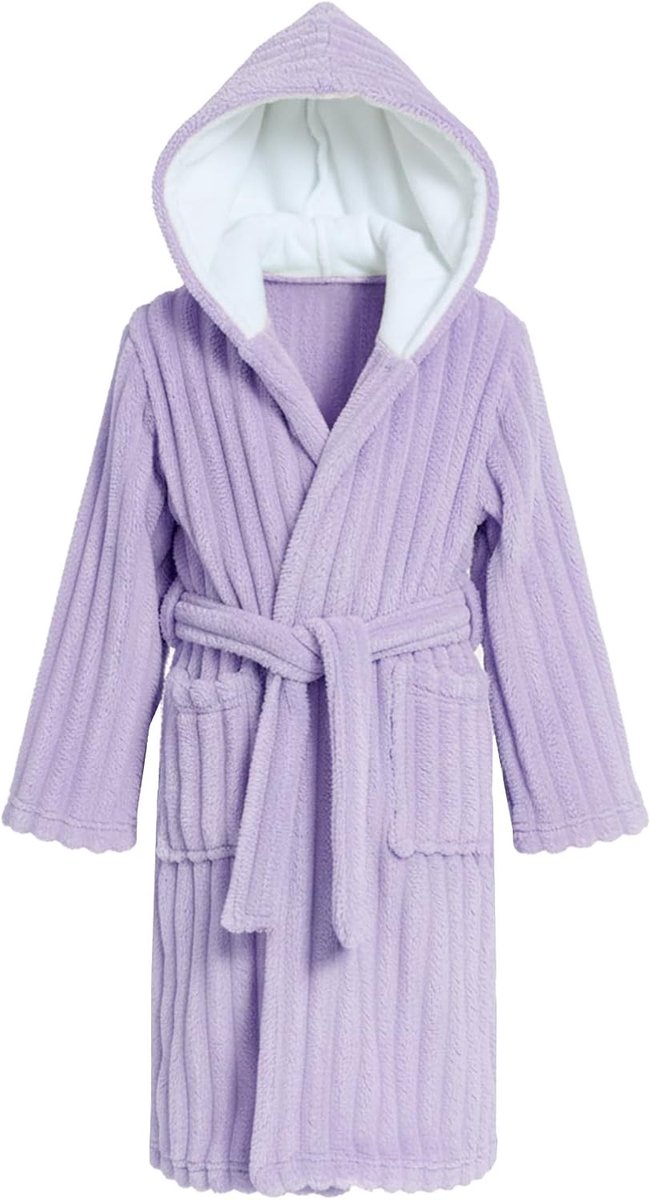 Fluffy Fleece Badjas voor Meisjes - Lange Plush Slapende Gown voor Kinderen, Comfortabel en Warm