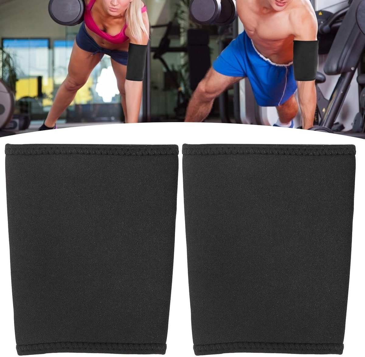 Arm Shaping Sweatband voor Gewichtsverlies en Slanker Uiterlijk van de Armen - Neopreen Compressie Sleeve en Trainer