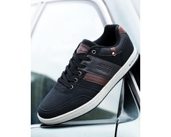 ARRIGO BELLO Sneaker Men Shoes Casual Shoes Light Trainers Walking Shoes (A Black,42) - ShopVlot
