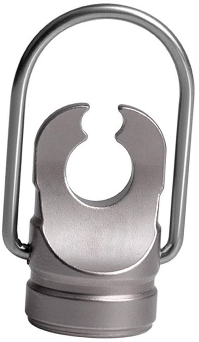 Gasreservoir, perforator, sleutelhanger, ijzer, gereedschap voor het legen en sluiten van campinggaspatronen voor outdoor wandelingen