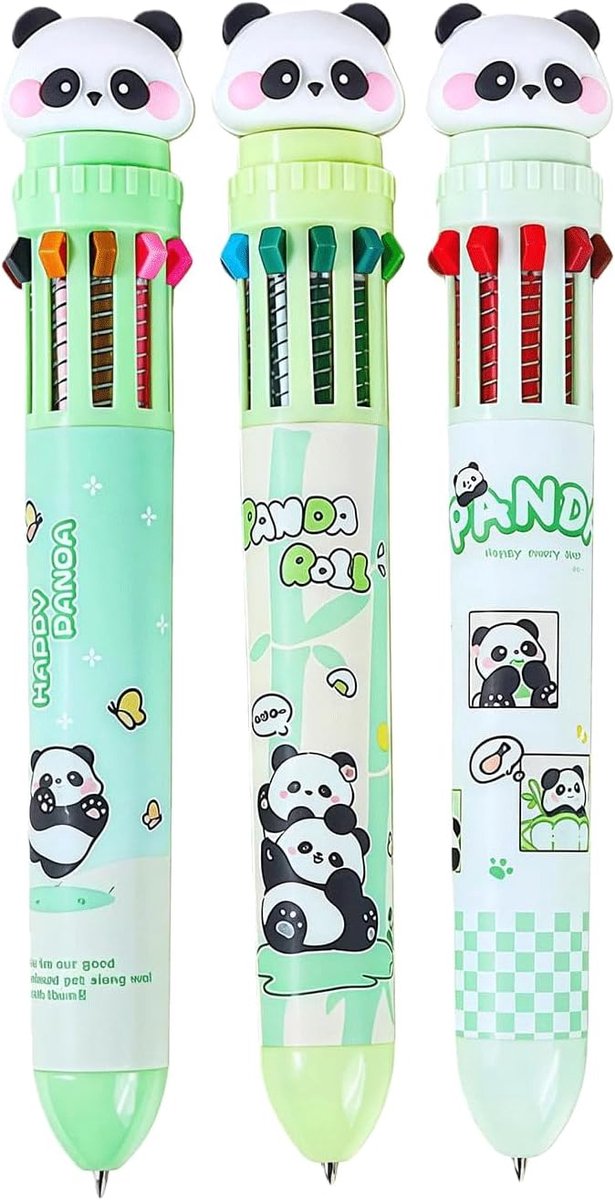 Balpen 10-in-1 - Meerkleurig - 0,5 mm - Perfect voor school en kantoor - ShopVlot