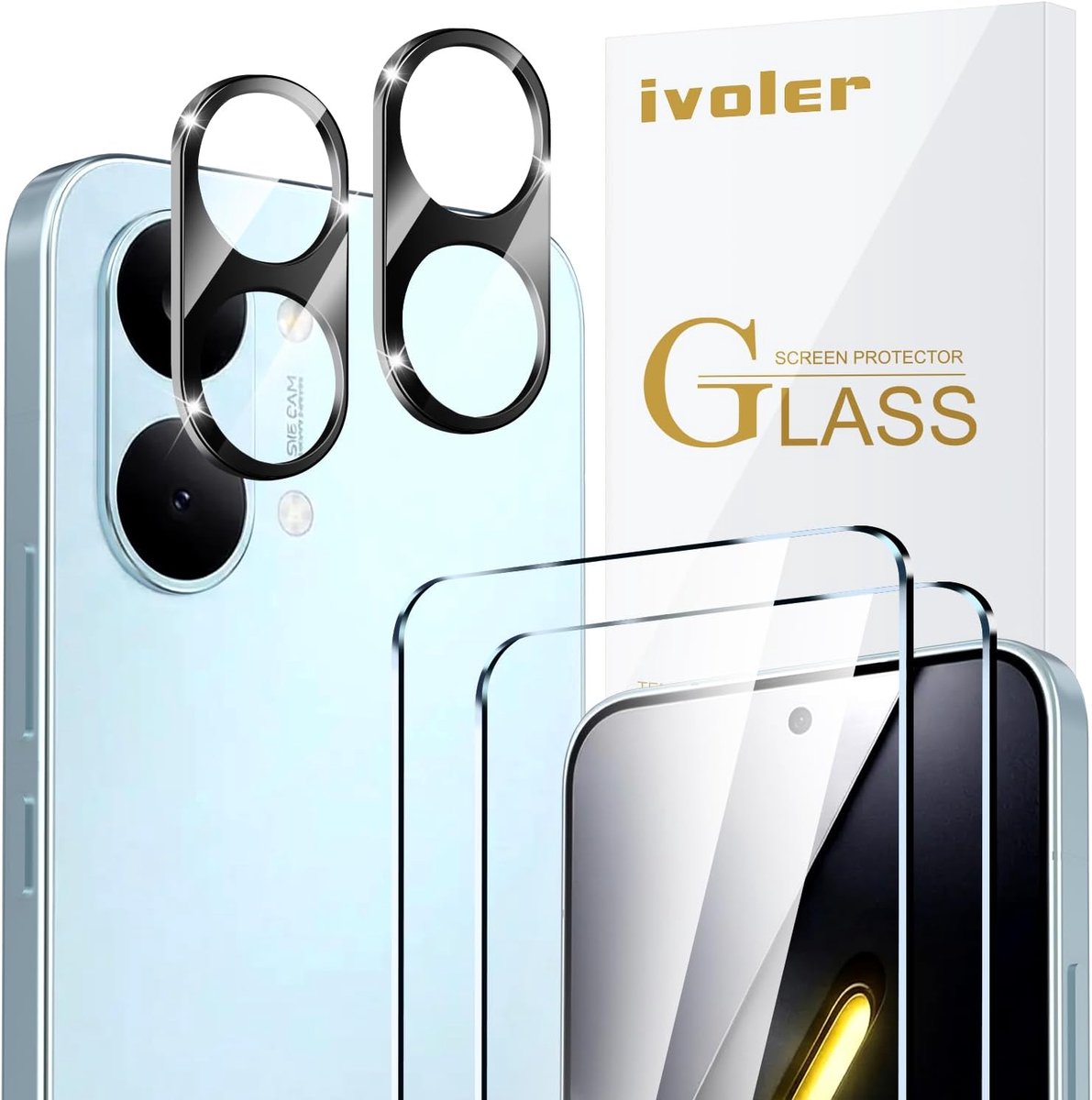 Displaybeschermfolie voor Xiaomi Poco X8 Pro Max 5G - Gehard glas - Krasbestendig - Maximale bescherming - ShopVlot