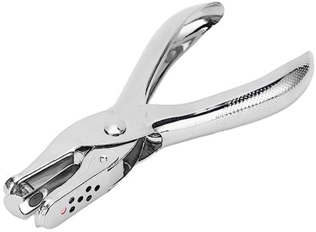 Ponsmachine Capaciteit 8 Vellen - Enkel Gat 6mm - Compact - Lichtgewicht - Voor Papier/Karton - Brede Toepassing - Perforator